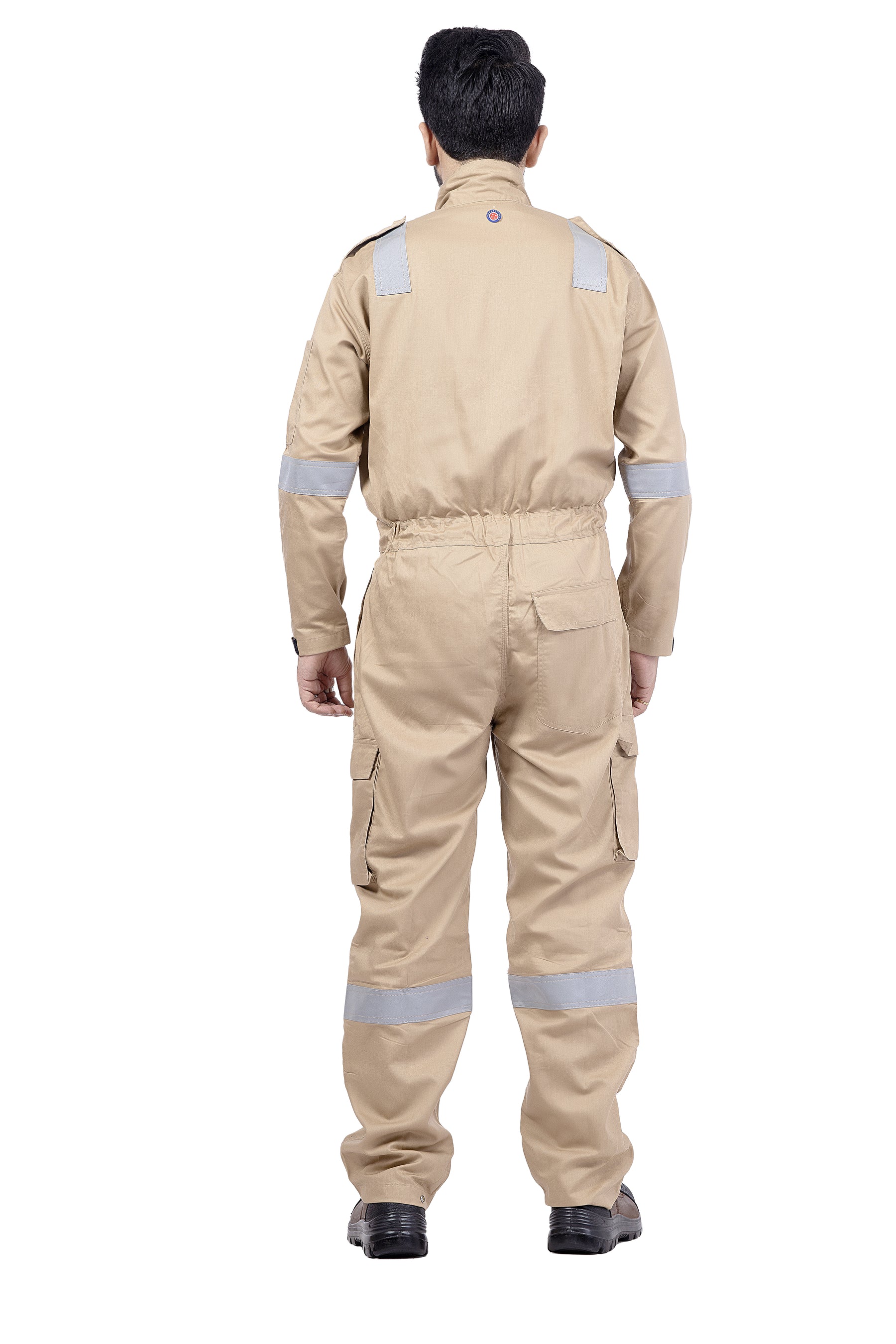 FR Coverall for Fire Safety Industries with 220 GSM