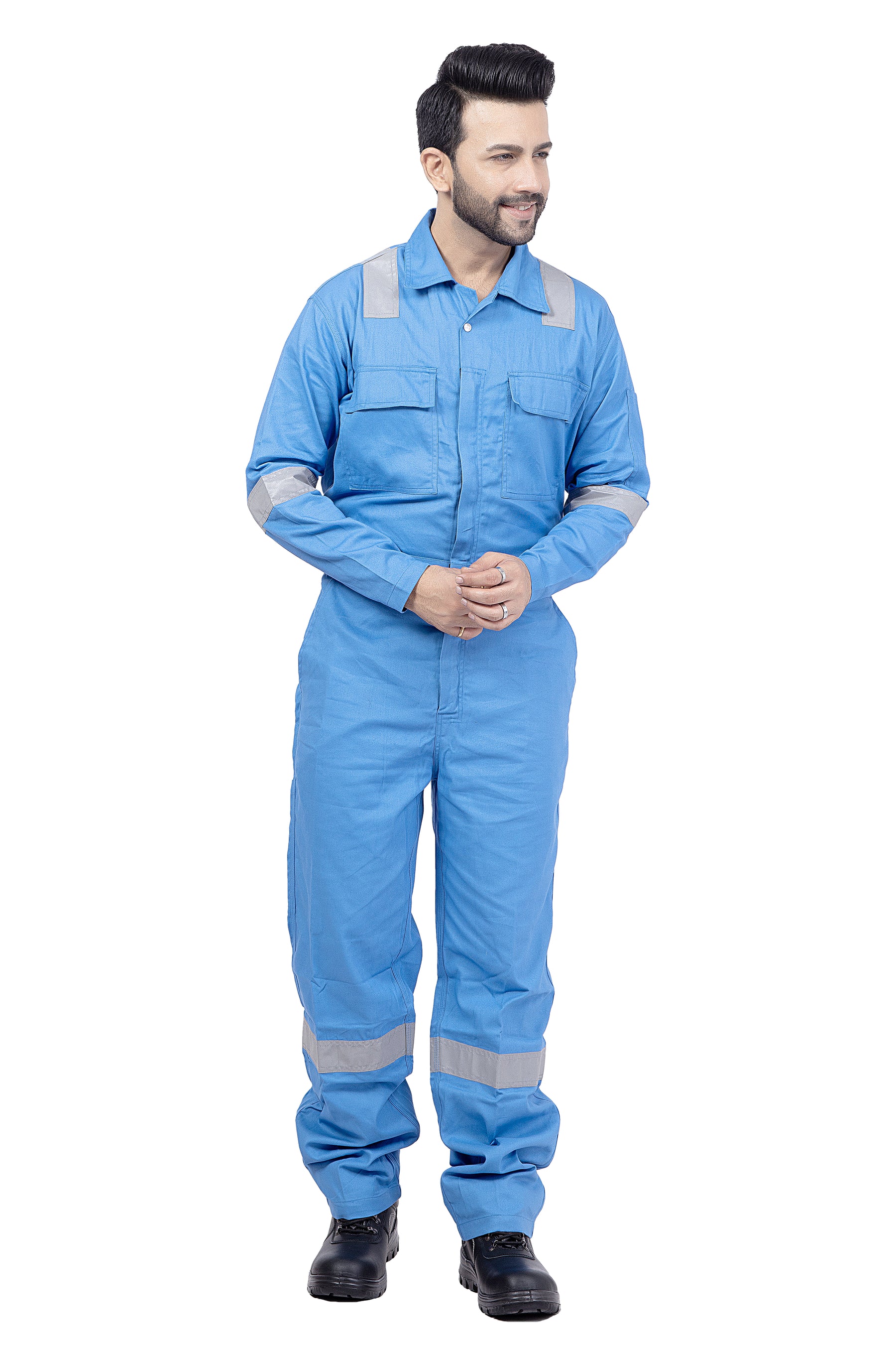 PC Coverall 220 GSM Blue