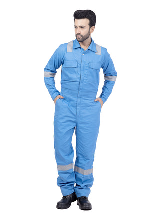 PC Coverall 220 GSM Blue