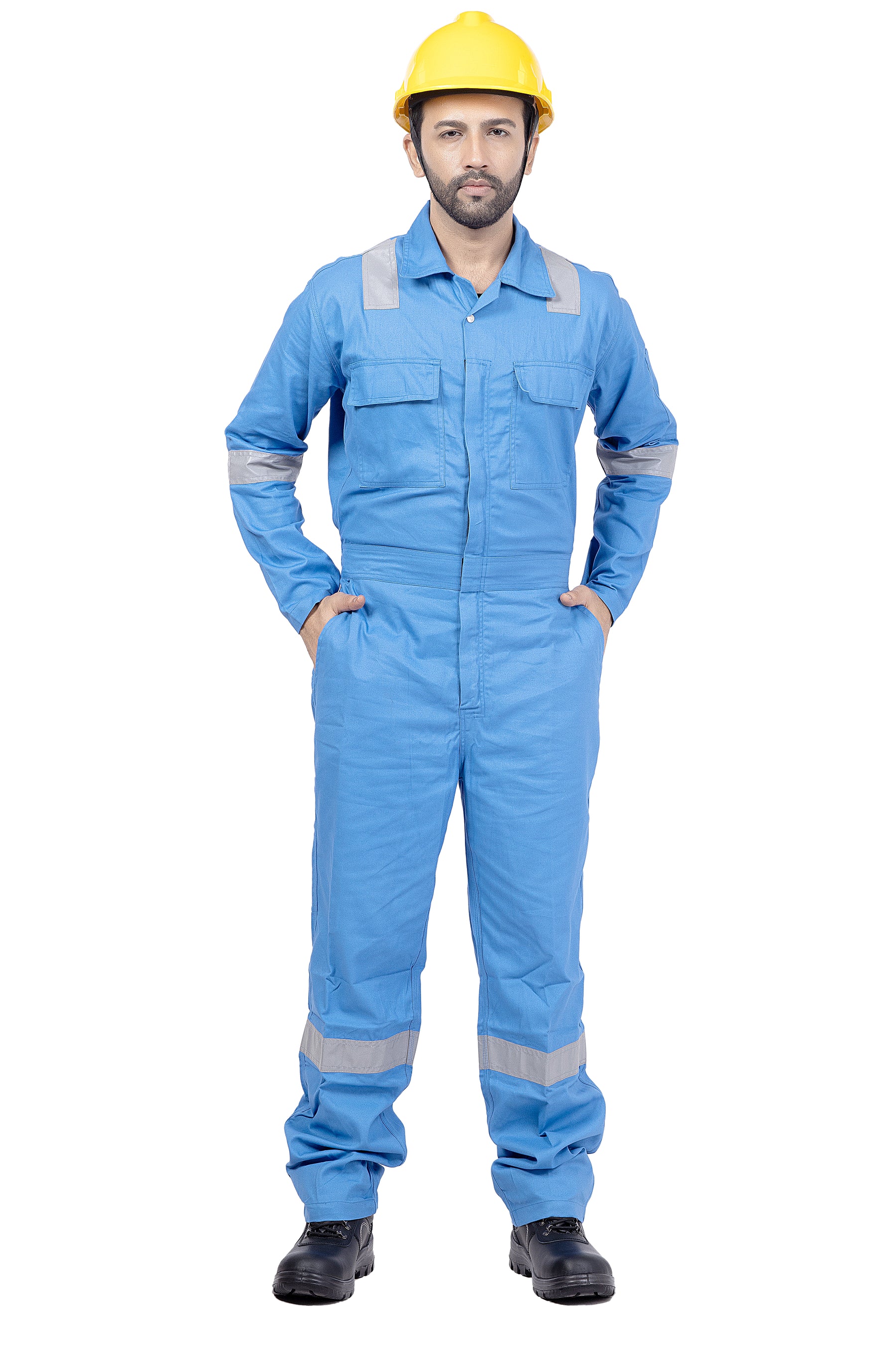 PC Coverall 220 GSM Blue