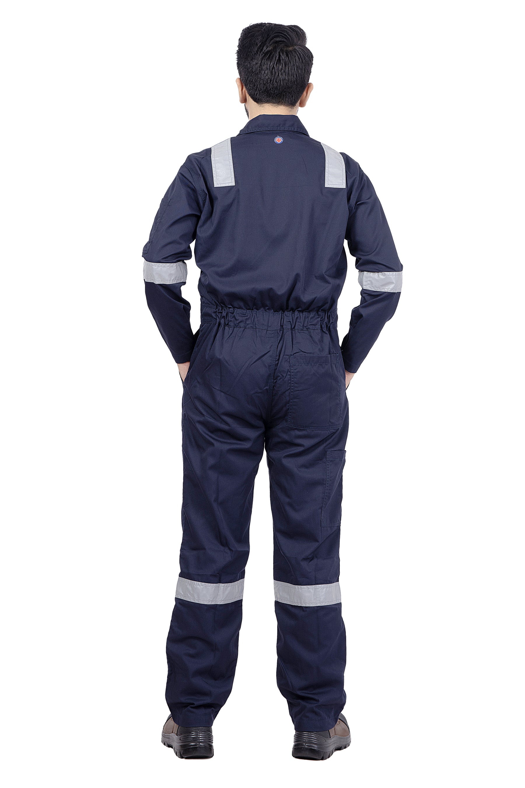 Safety Coverall 240 GSM 100% Cotton Boiler Suit with Reflective Tape