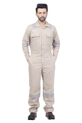 100% Cotton Coverall for Safety Industries with 220 GSM