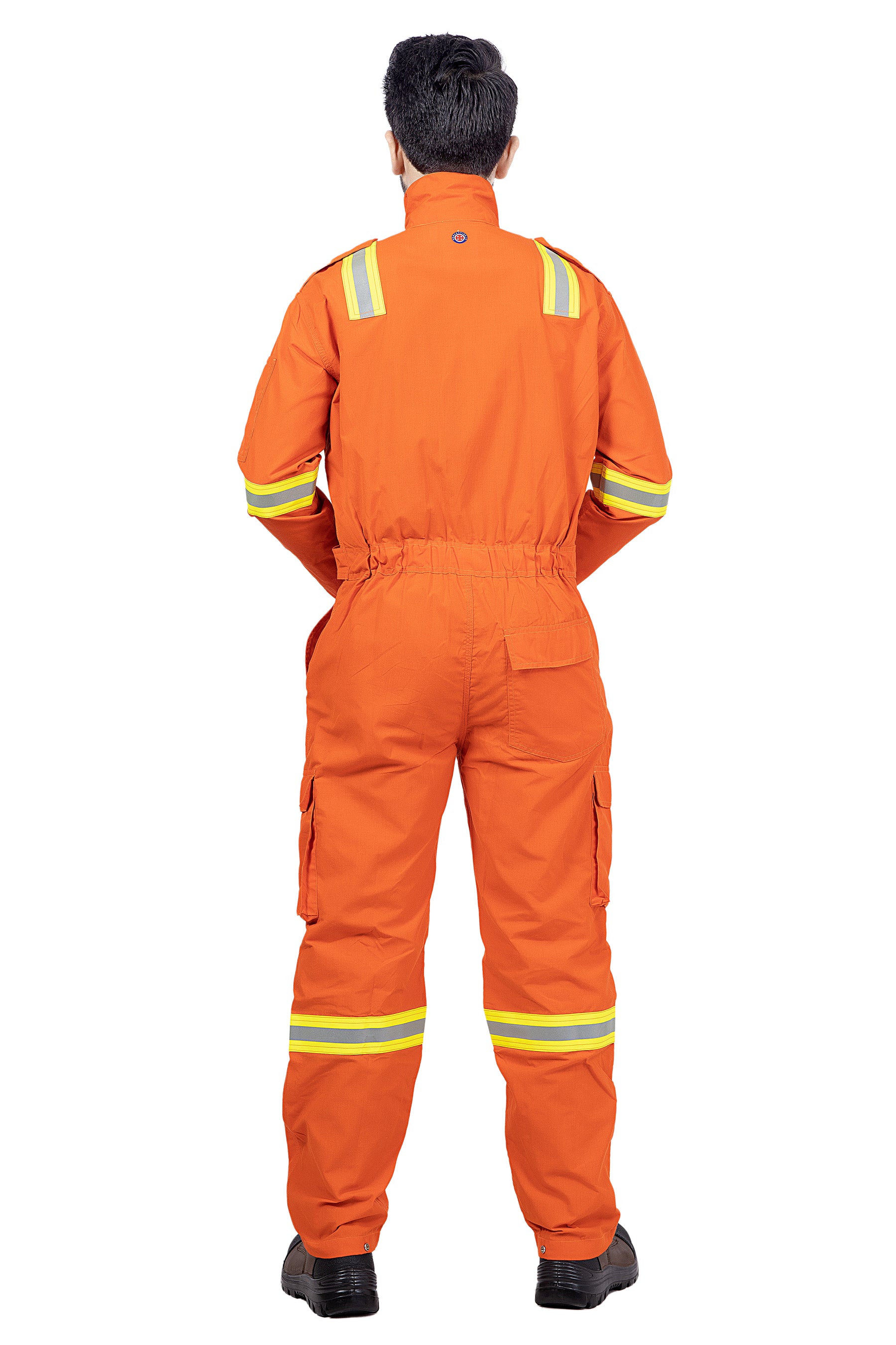 High-Visibility Flame-Resistant IFR Coverall 155 GSM
