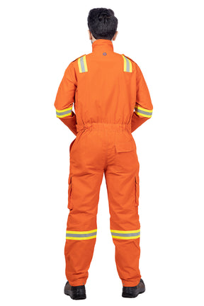 High-Visibility Flame-Resistant IFR Coverall 155 GSM