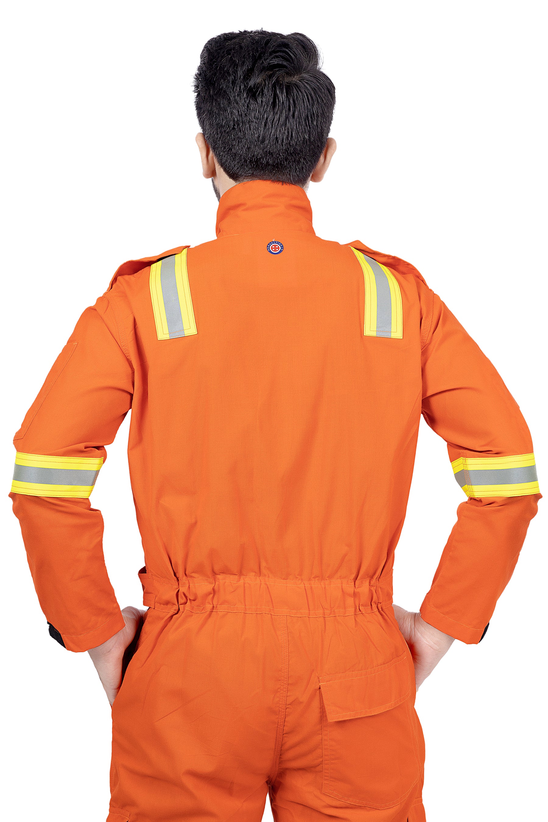 High-Visibility Flame-Resistant IFR Coverall 155 GSM