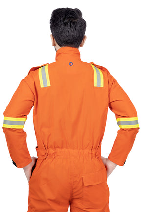 High-Visibility Flame-Resistant IFR Coverall 155 GSM